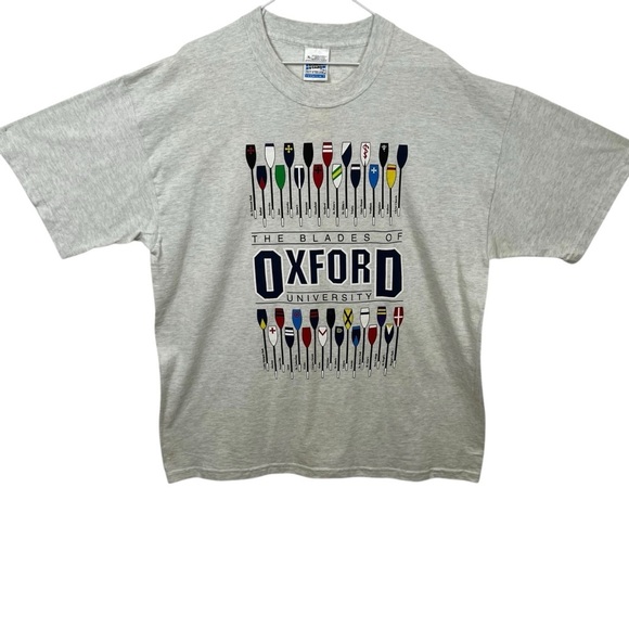 Vintage Oxford University “The Blades” Crew T-Shirt XL NWT Fruit of the Loom - Picture 1 of 12